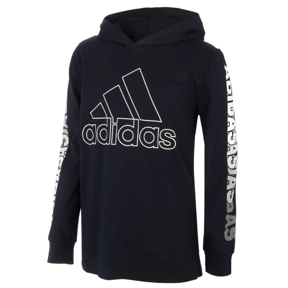 Adidas Black Hoodie with Logo